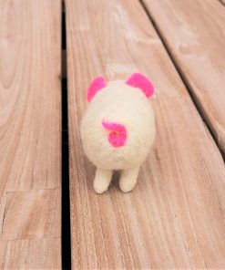 Filzfigur Schweinchen