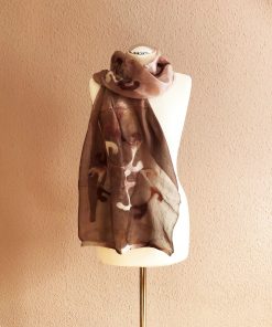 Alternative view of Seidenschal "Cappuccino"